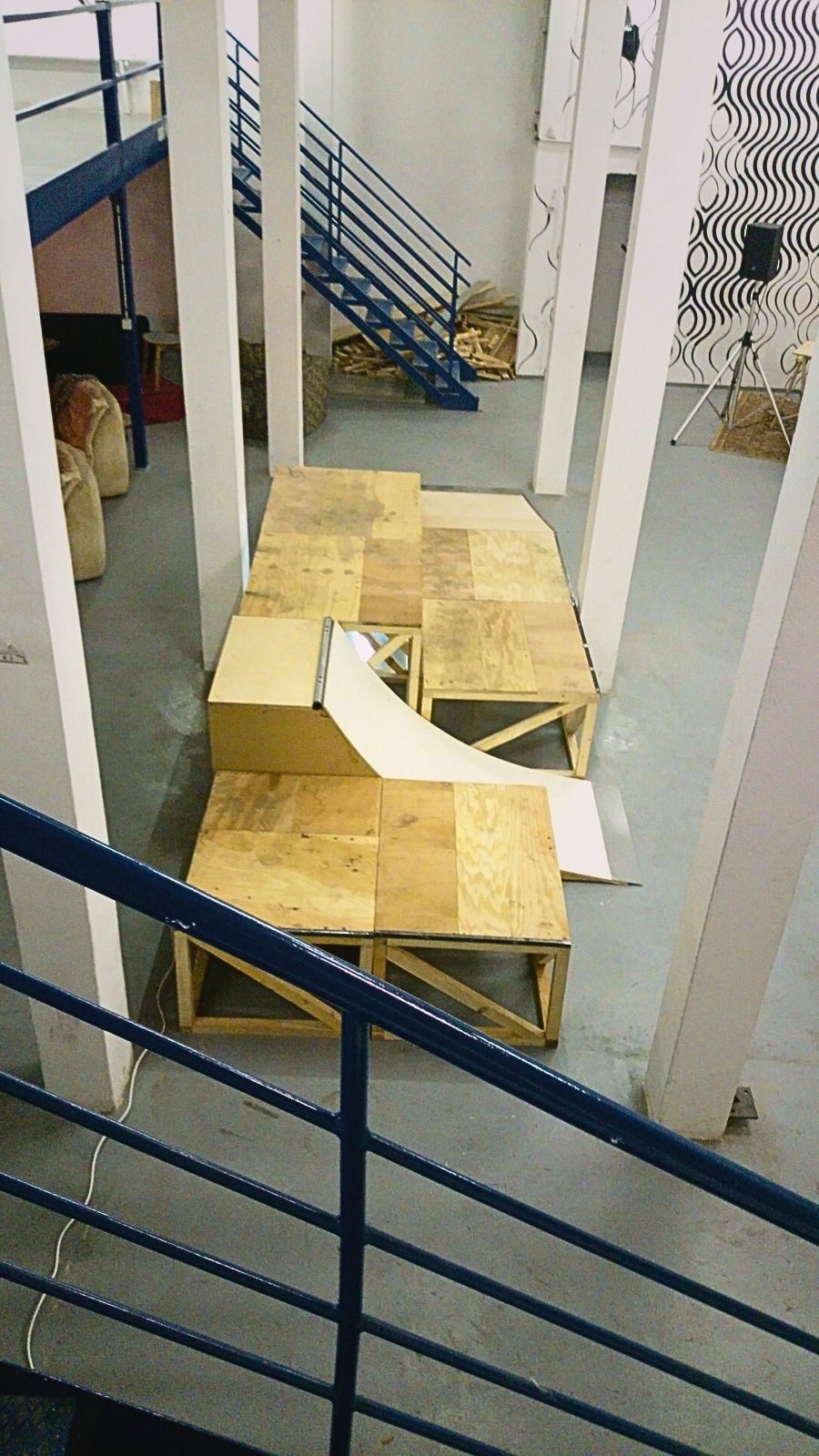 Skate Modulaire — ambiance nuit